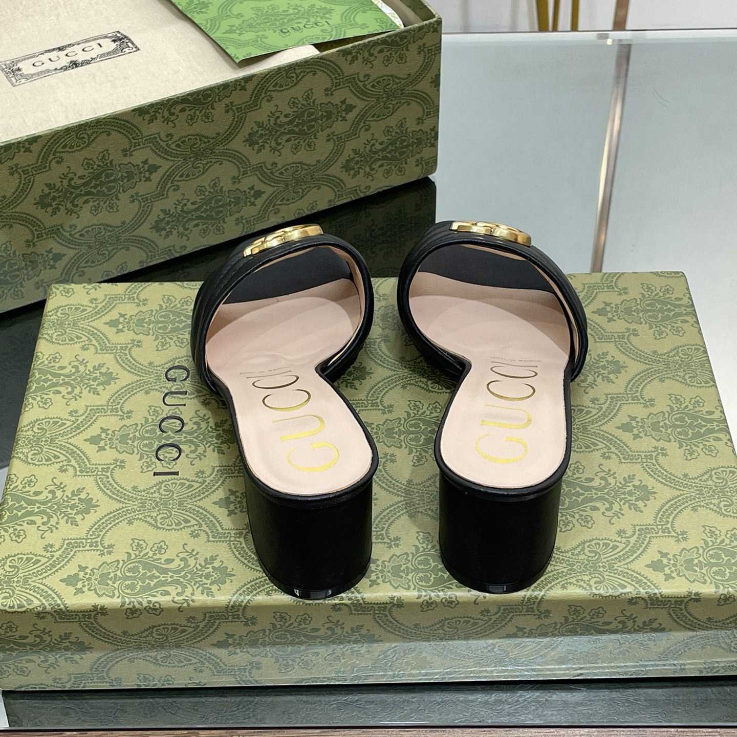 Gucci Women's Double G Slide Sandal - DopestKickz