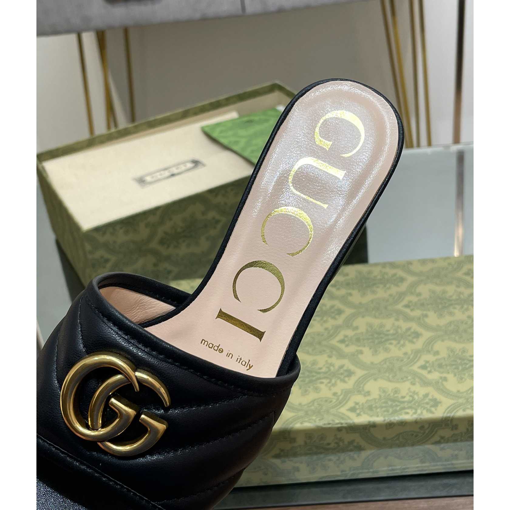 Gucci Women's Double G Slide Sandal - DopestKickz