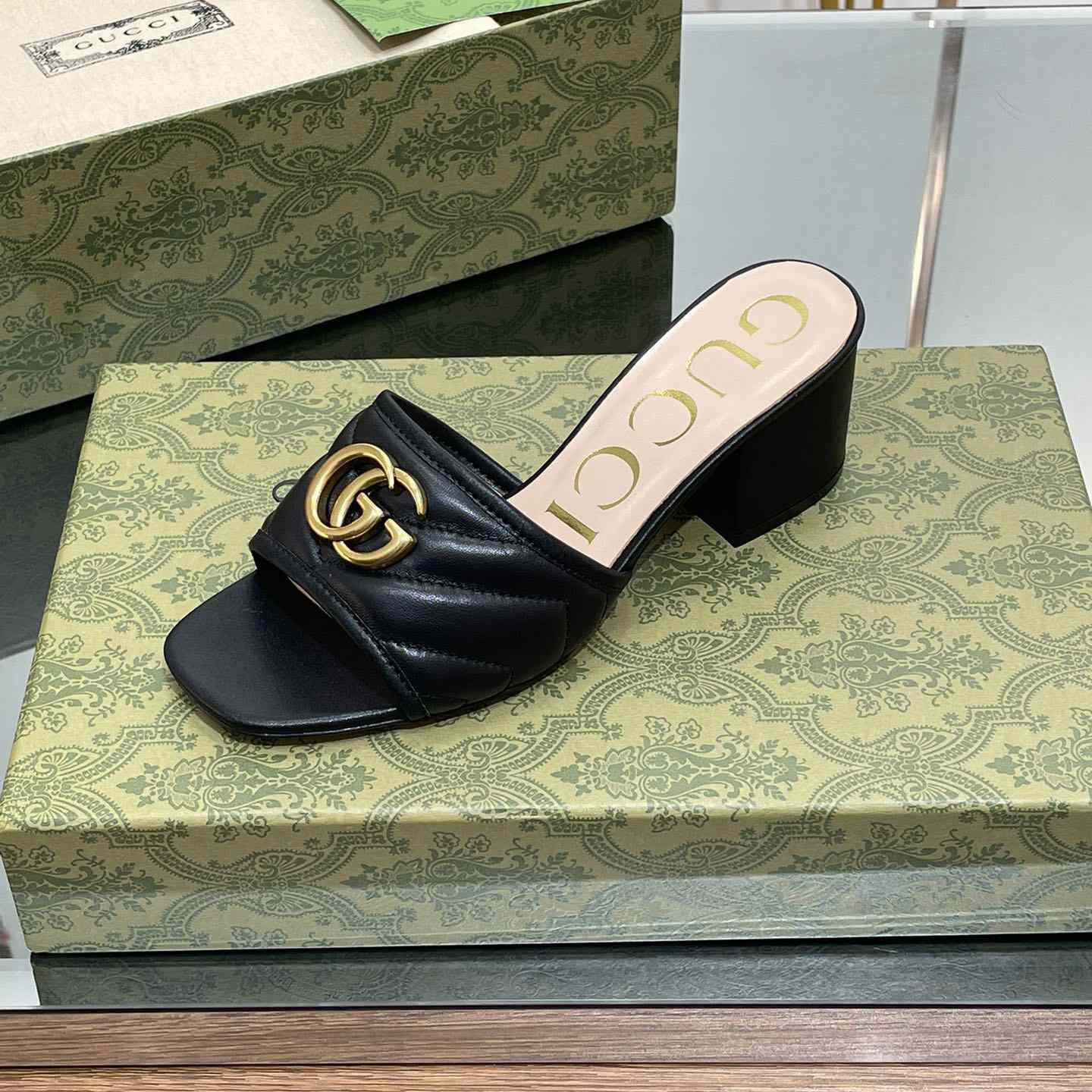 Gucci Women's Double G Slide Sandal - DopestKickz