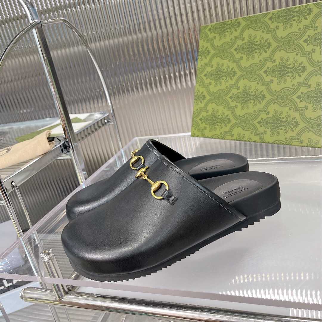 Gucci Horsebit Slip-on Sandal - DopestKickz