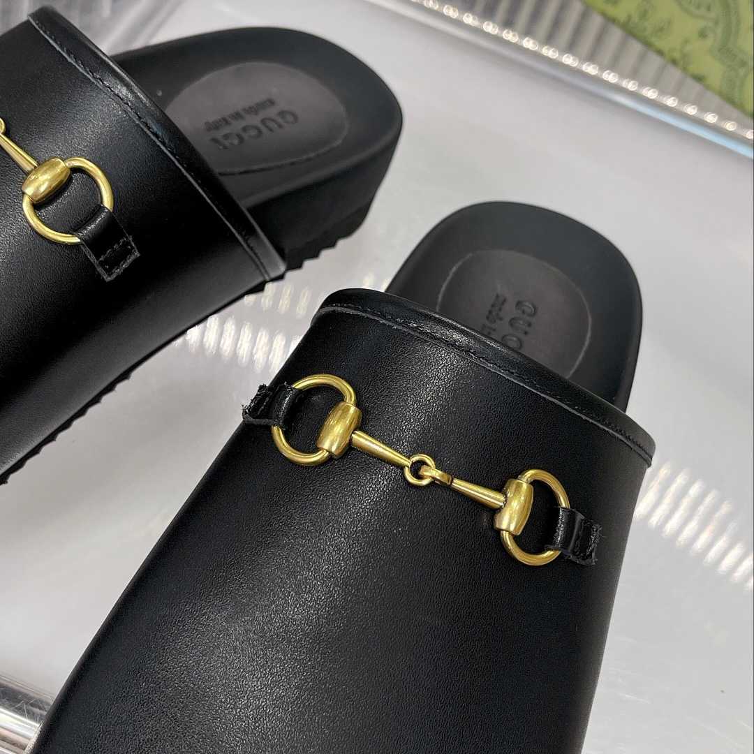 Gucci Horsebit Slip-on Sandal - DopestKickz