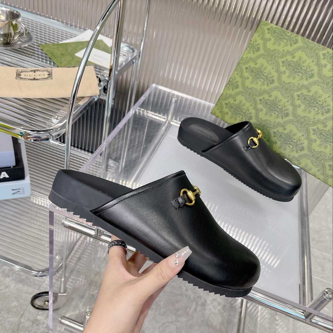 Gucci Horsebit Slip-on Sandal - DopestKickz