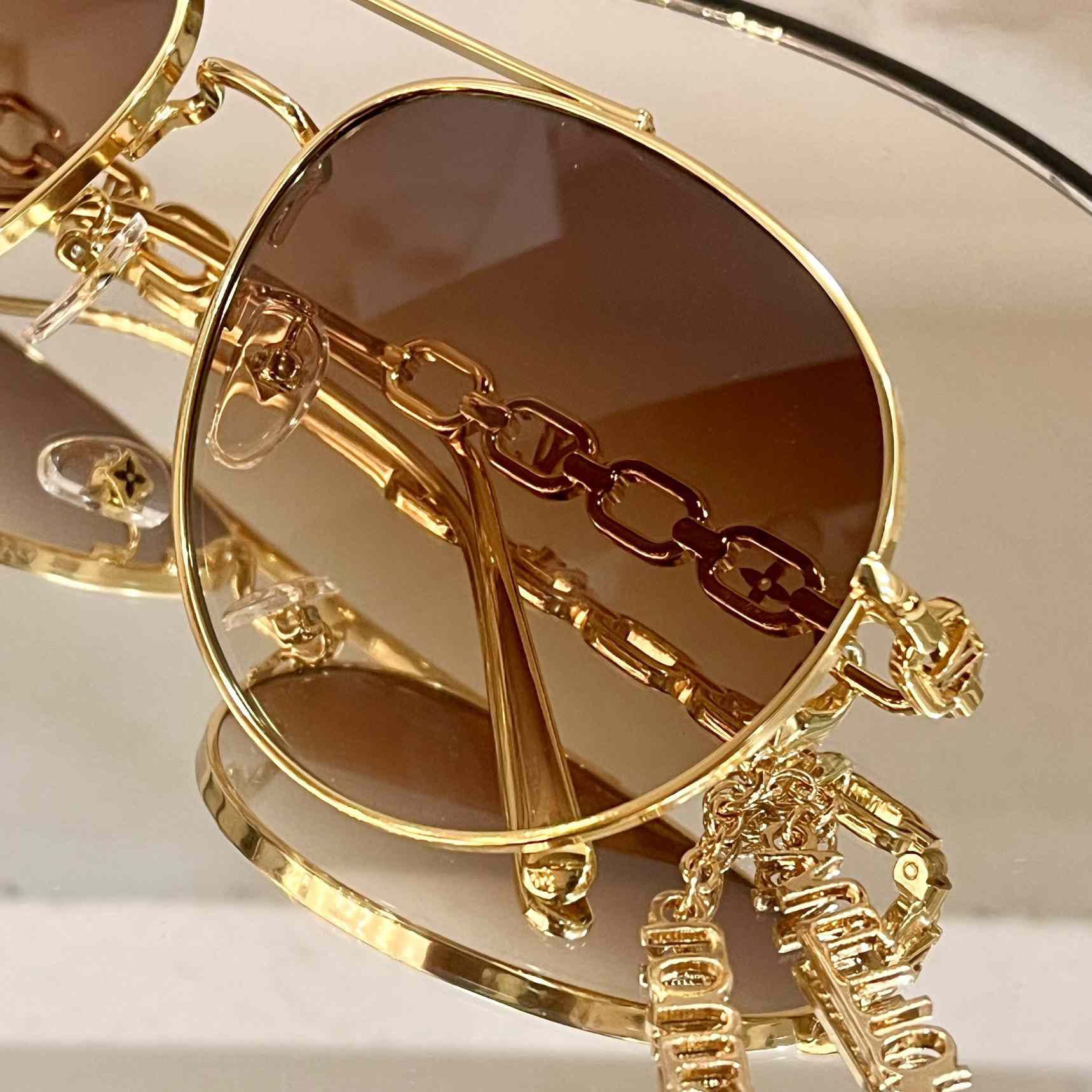 Louis Vuitton My LV Chain Pilot Sunglasses  Z1539W - DopestKickz