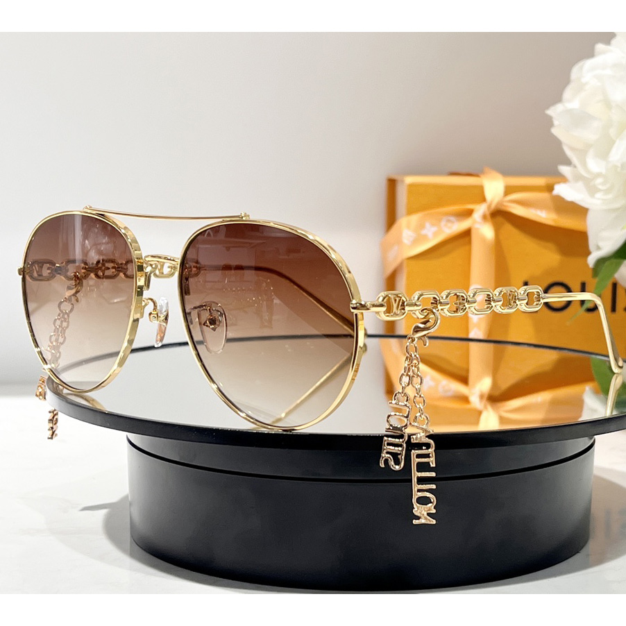 Louis Vuitton My LV Chain Pilot Sunglasses  Z1539W - DopestKickz