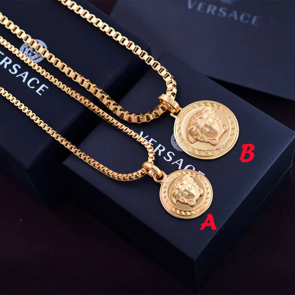 Versace Medusa Necklaces  - DopestKickz