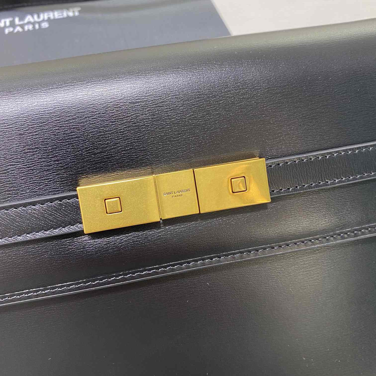 Saint Laurent Manhattan Shoulder Bag In Box Saint Laurent Leather - DopestKickz