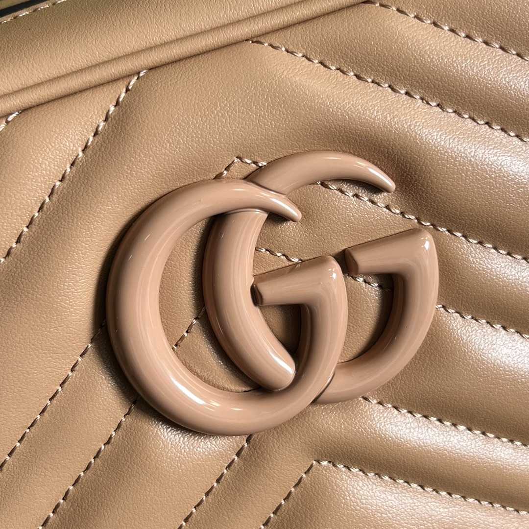 Gucci GG Marmont Matelassé Shoulder Bag(24*13*7cm) - DopestKickz