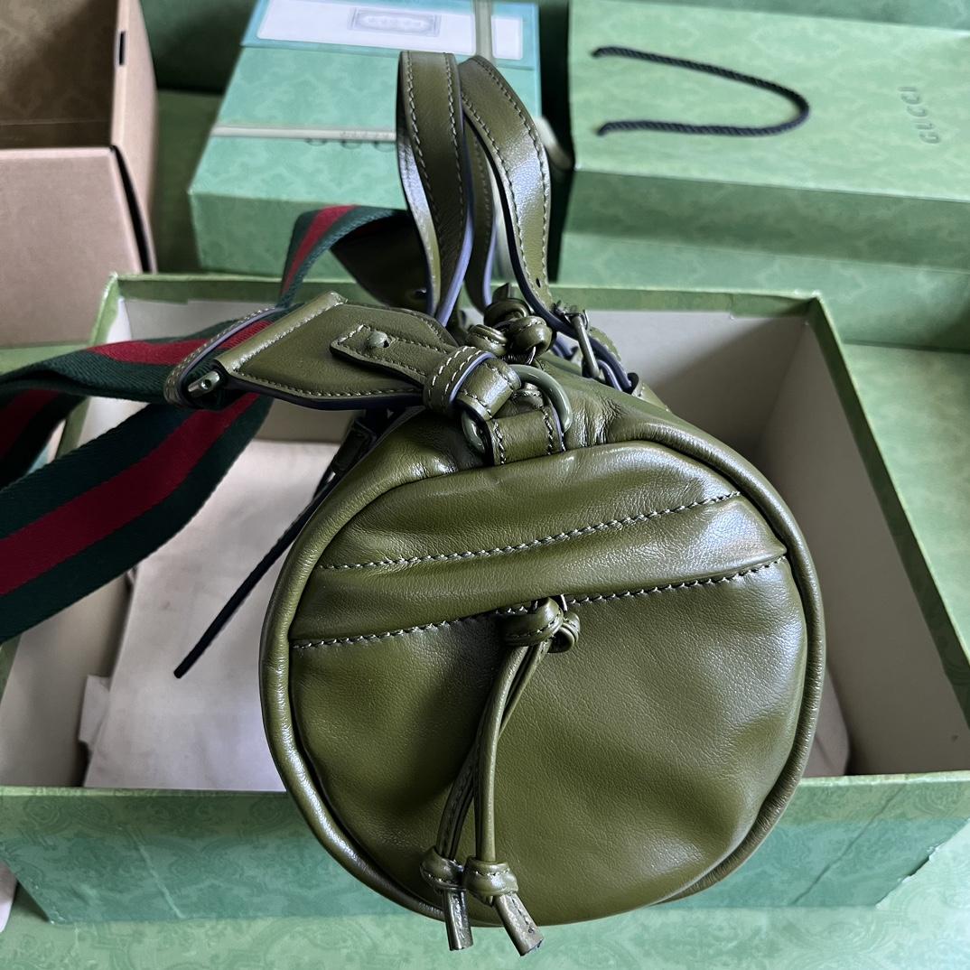 Gucci Small Duffle Bag With Tonal Double G(28.5-16-16cm) - DopestKickz