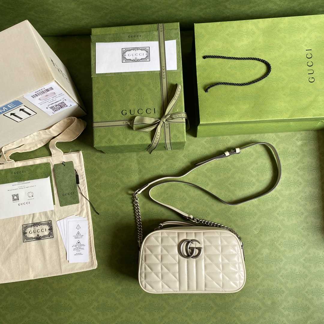Gucci GG Marmont Small Shoulder Bag(24-12-7cm) - DopestKickz