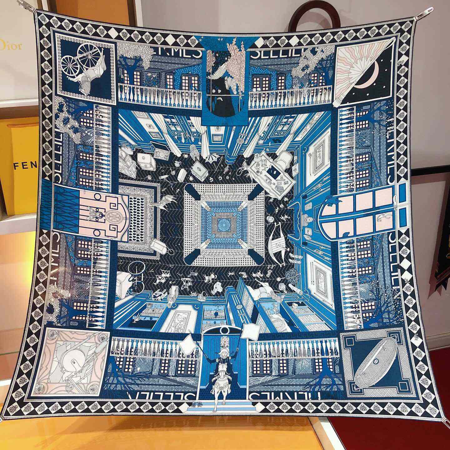 Hermes Objets De Curiosite Scarf 90 - DopestKickz