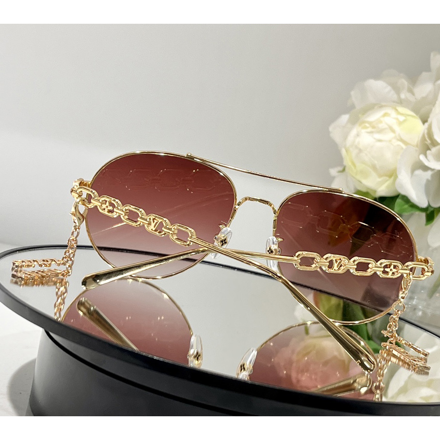 Louis Vuitton My LV Chain Pilot Sunglasses  Z1648W - DopestKickz