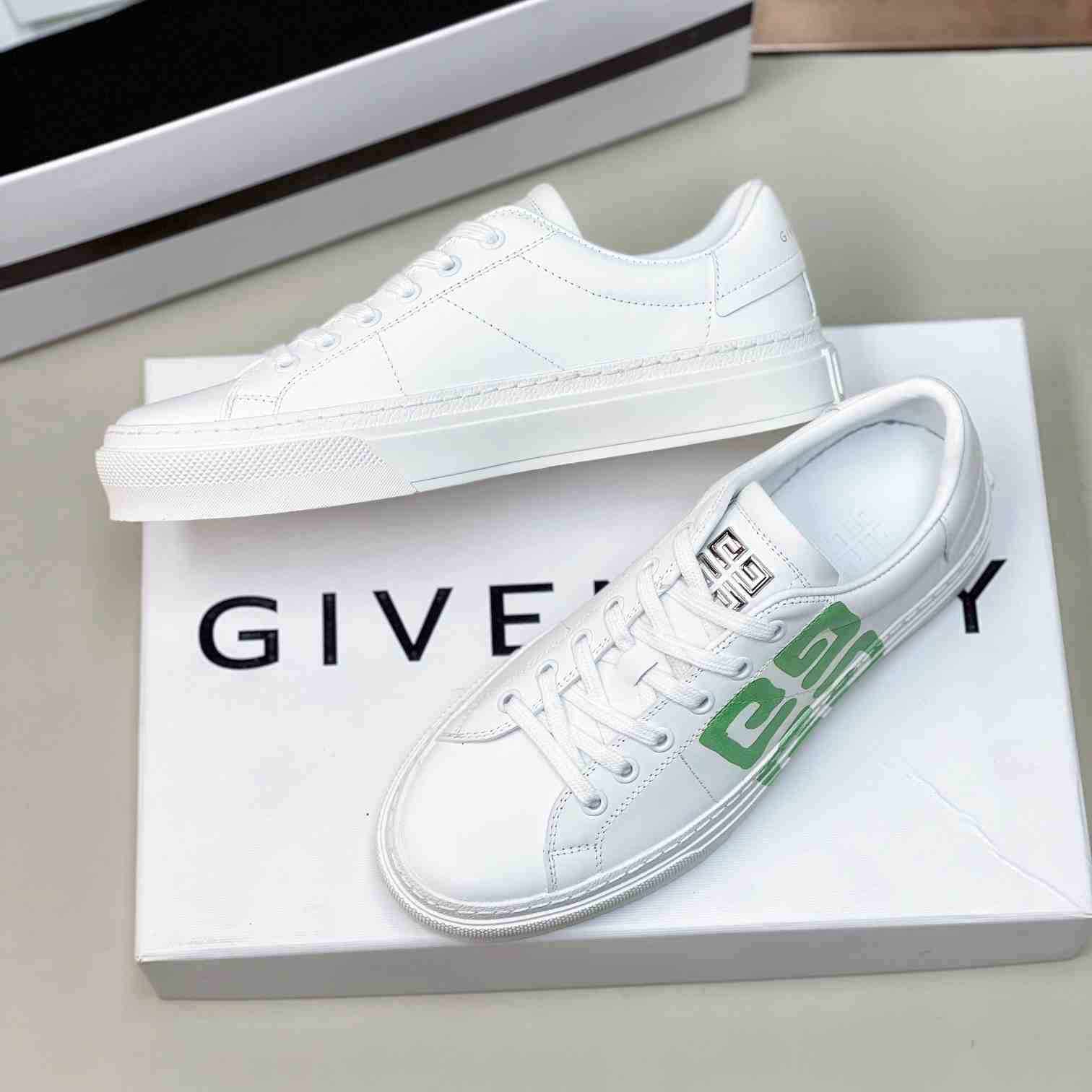Givenchy City Sport Sneakers In Leather - DopestKickz
