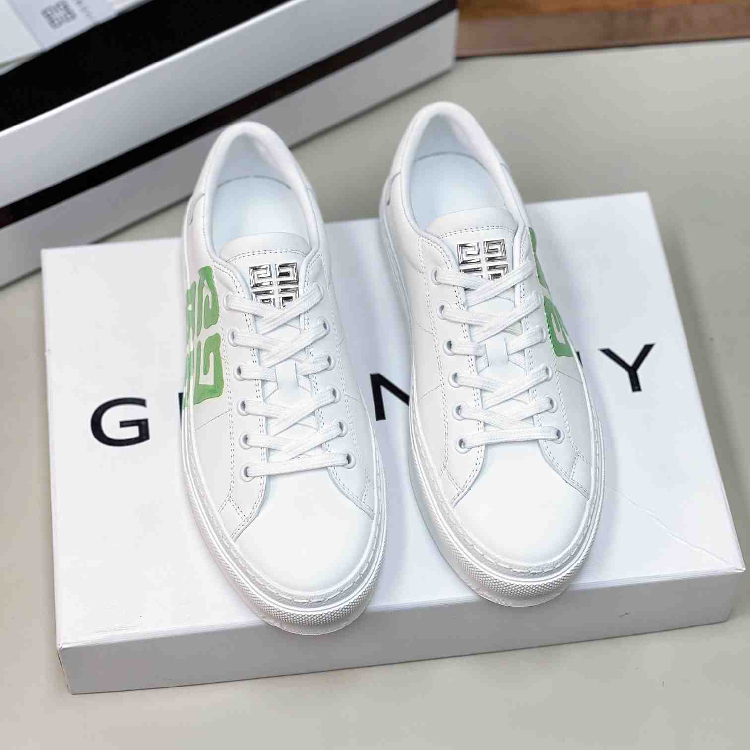 Givenchy City Sport Sneakers In Leather - DopestKickz