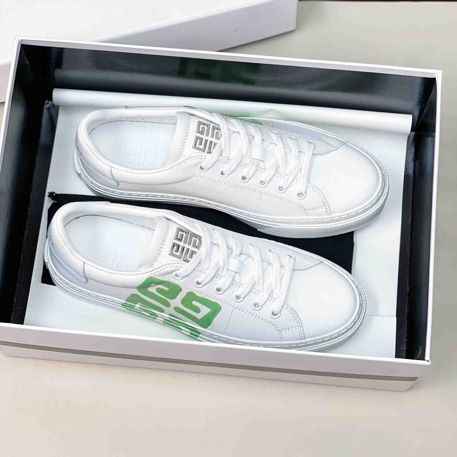 Givenchy City Sport Sneakers In Leather - DopestKickz