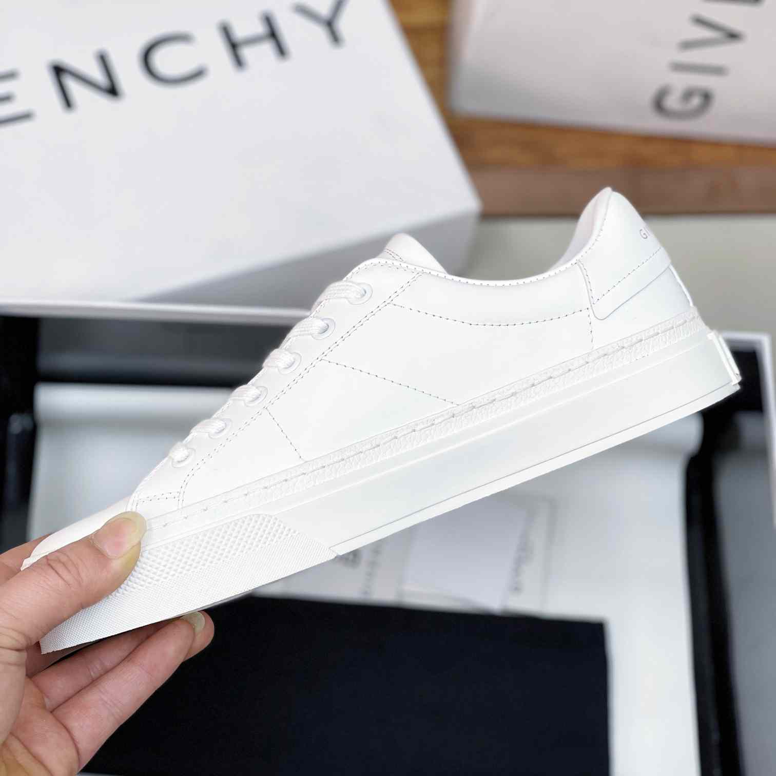Givenchy City Sport Sneakers In Leather - DopestKickz