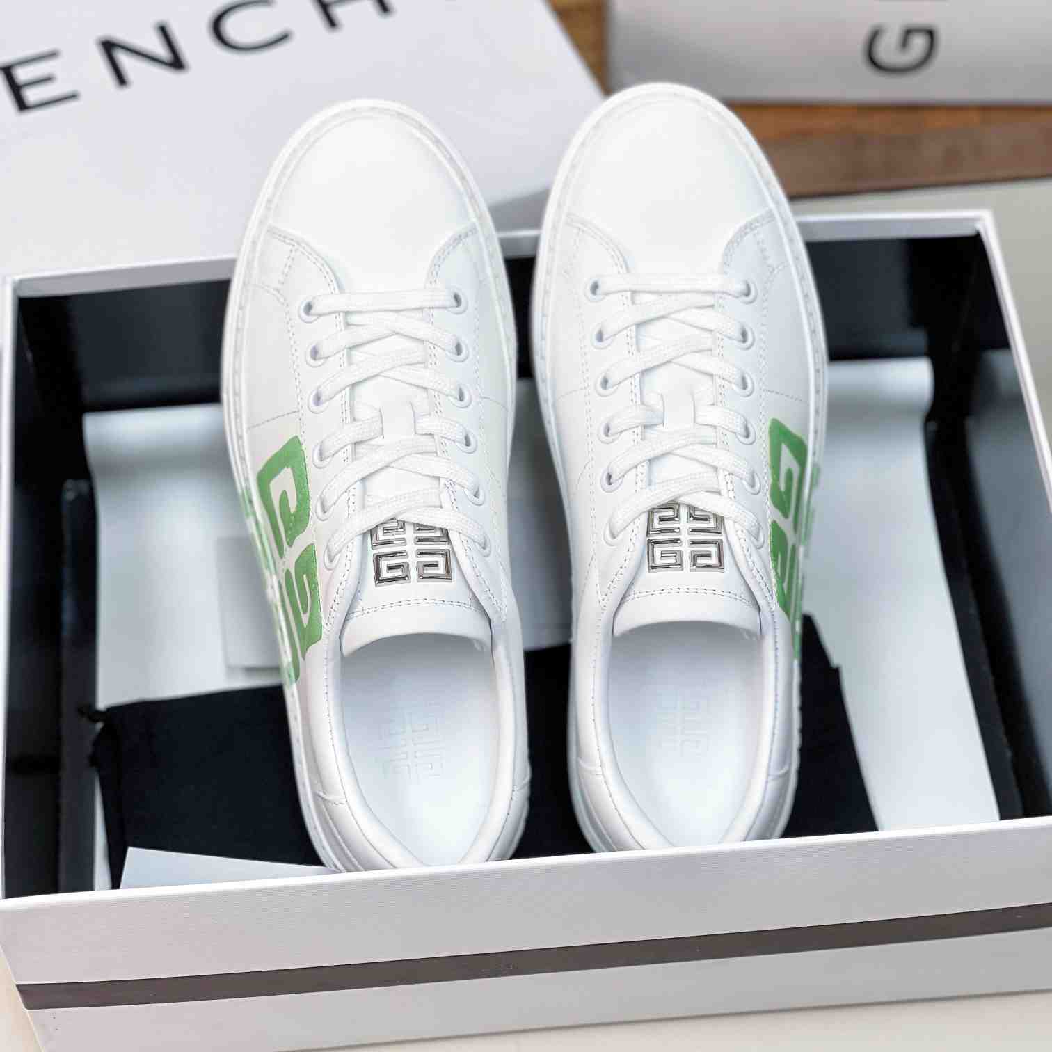 Givenchy City Sport Sneakers In Leather - DopestKickz