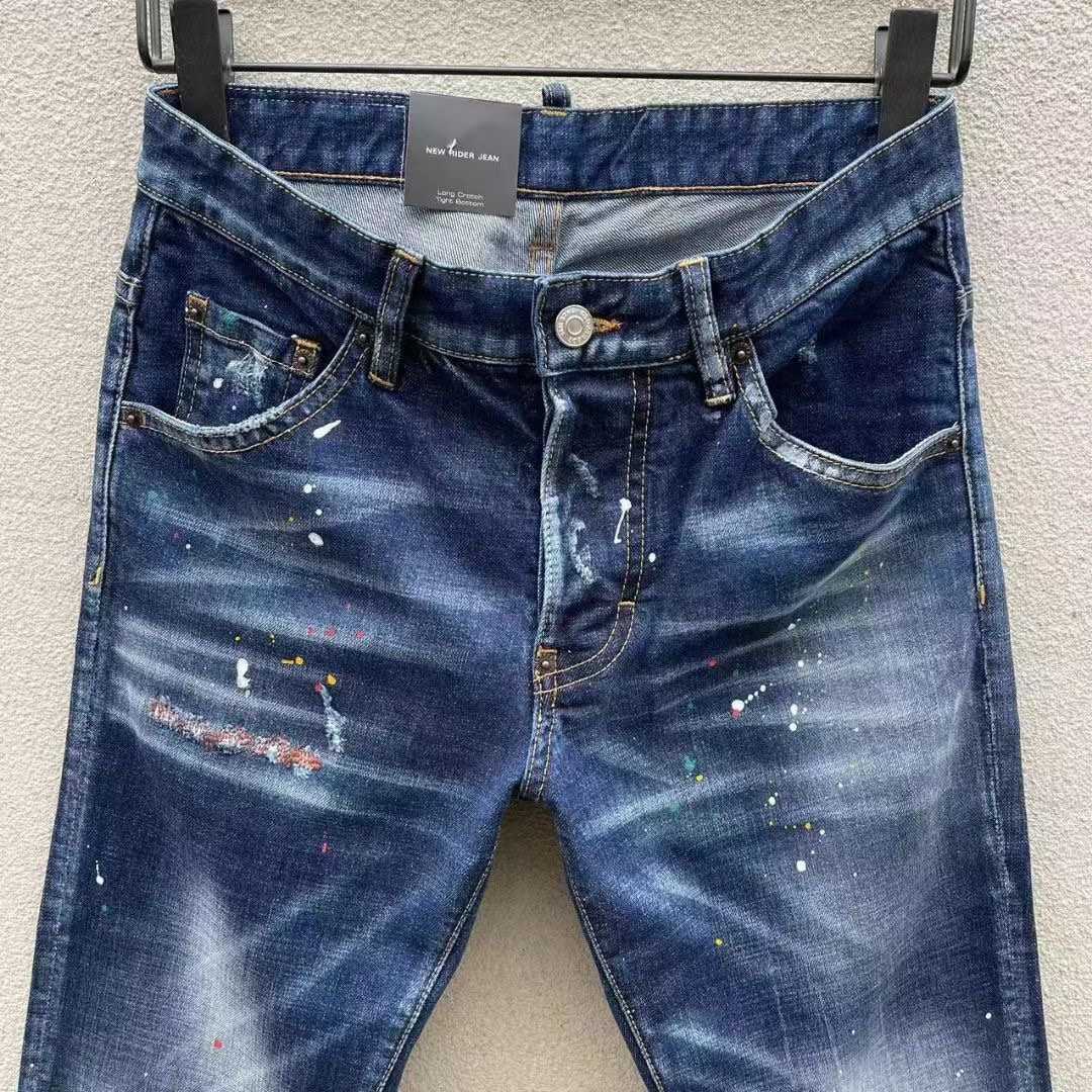 Dsquared2 Paint-splatter Slim-cut Jeans   DSQ111 - DopestKickz