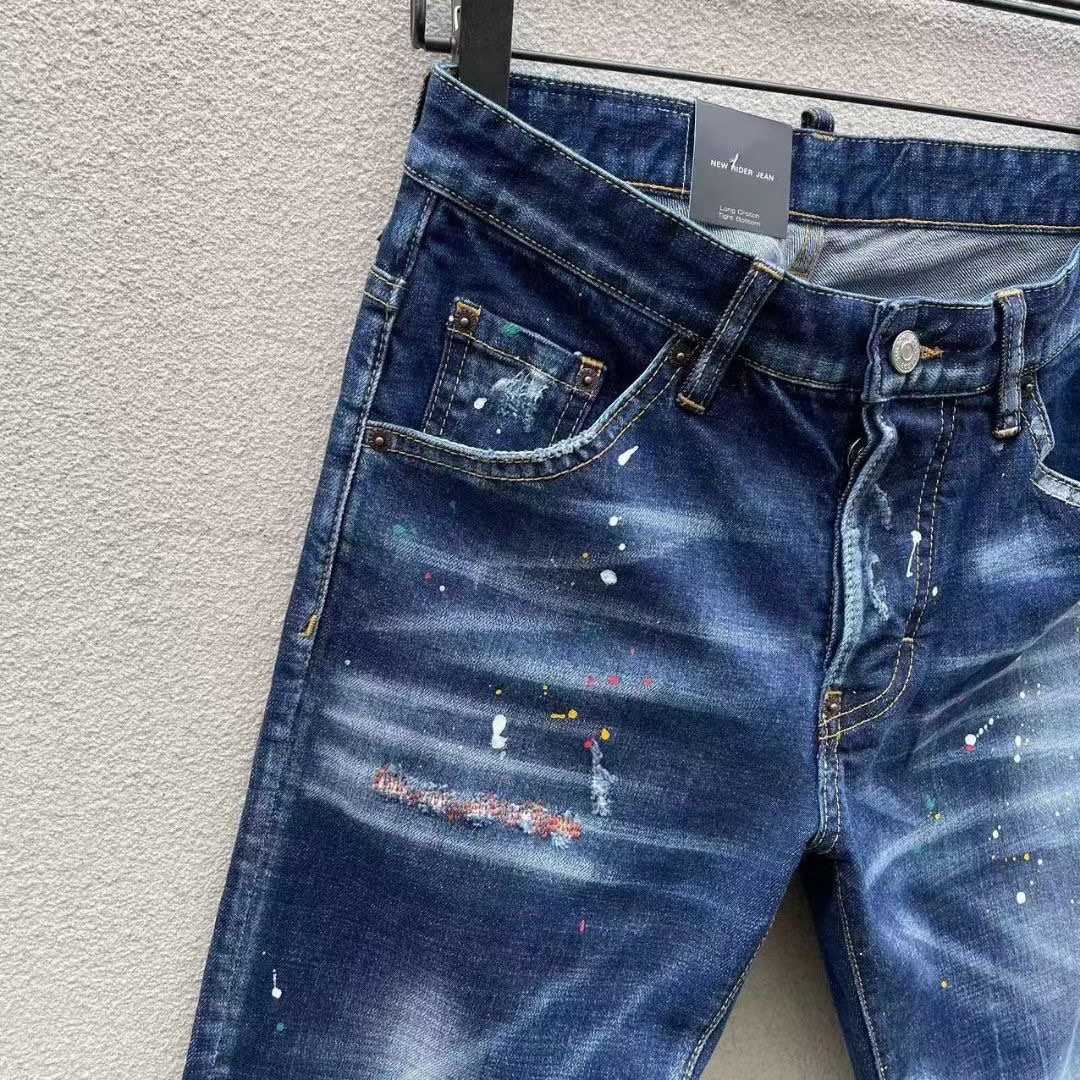Dsquared2 Paint-splatter Slim-cut Jeans   DSQ111 - DopestKickz