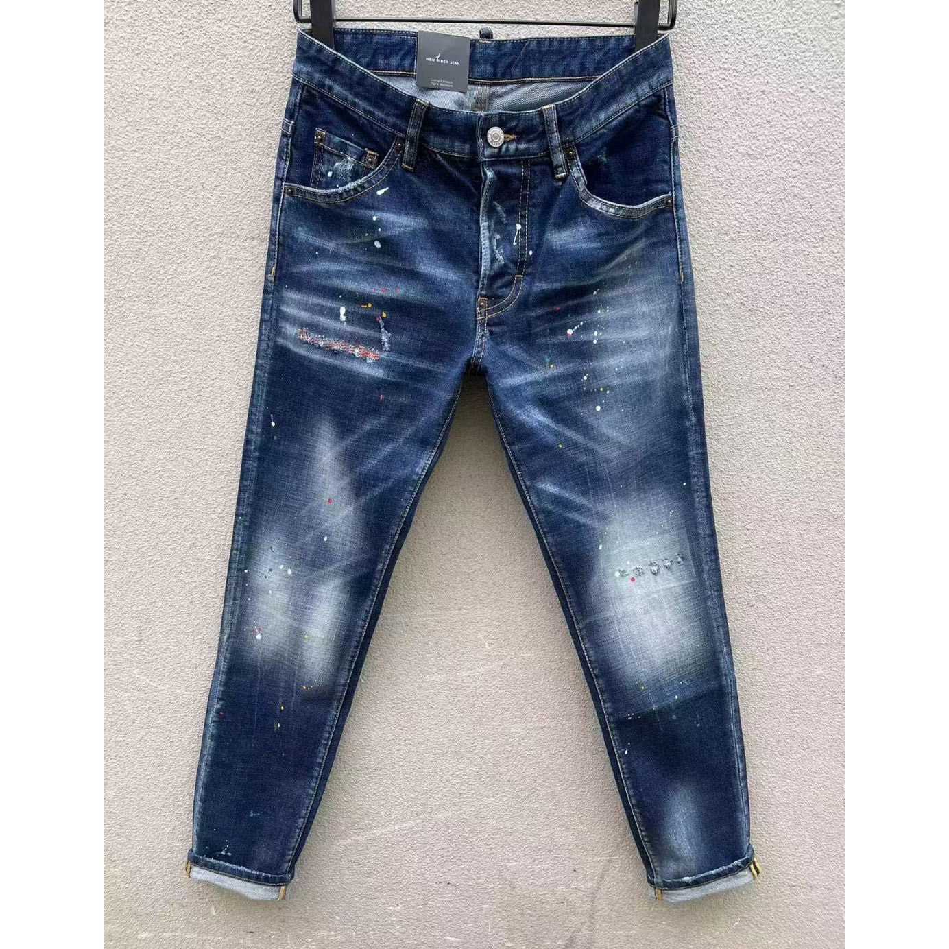 Dsquared2 Paint-splatter Slim-cut Jeans   DSQ111 - DopestKickz