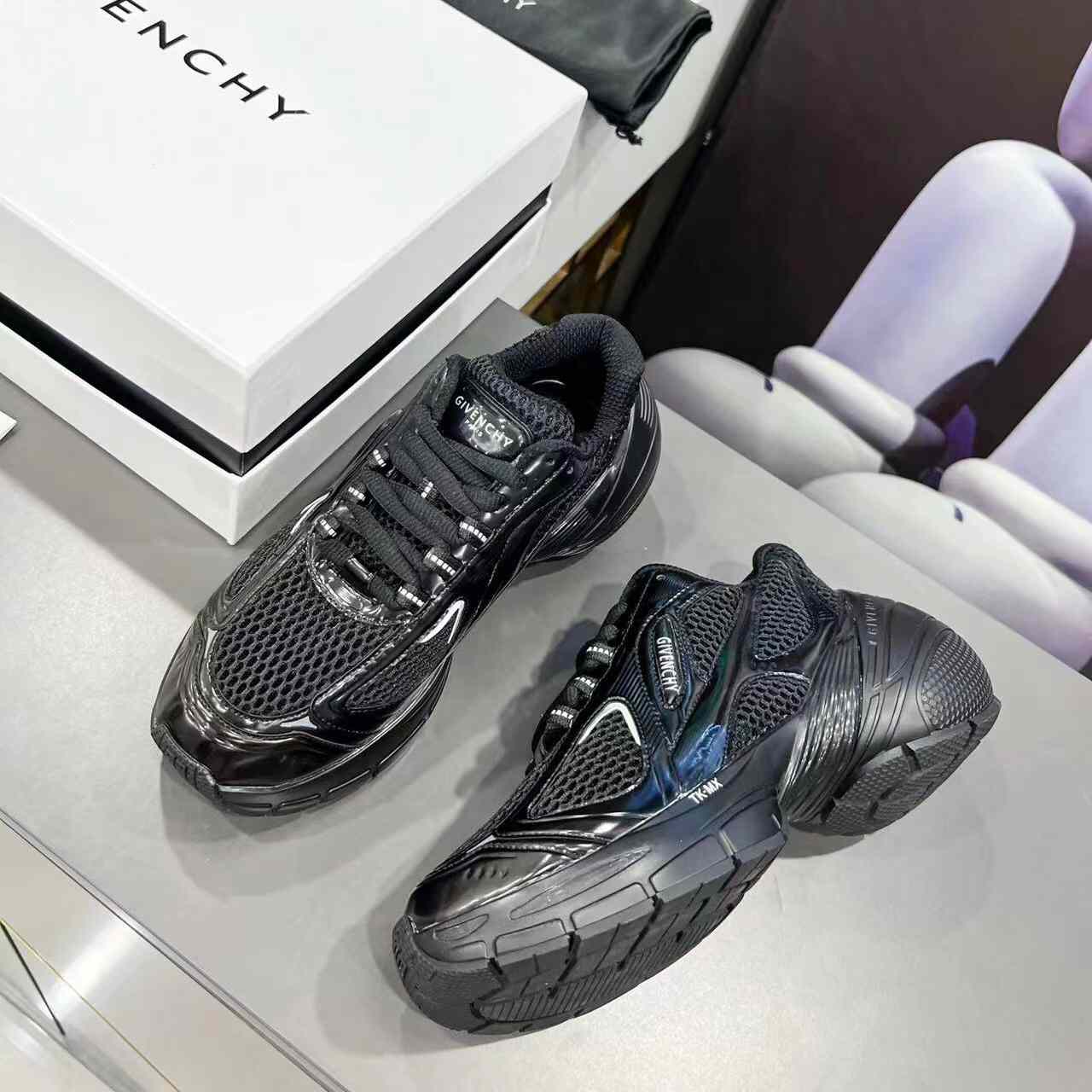 Givenchy TK-MX Runner Sneakers In Mesh - DopestKickz