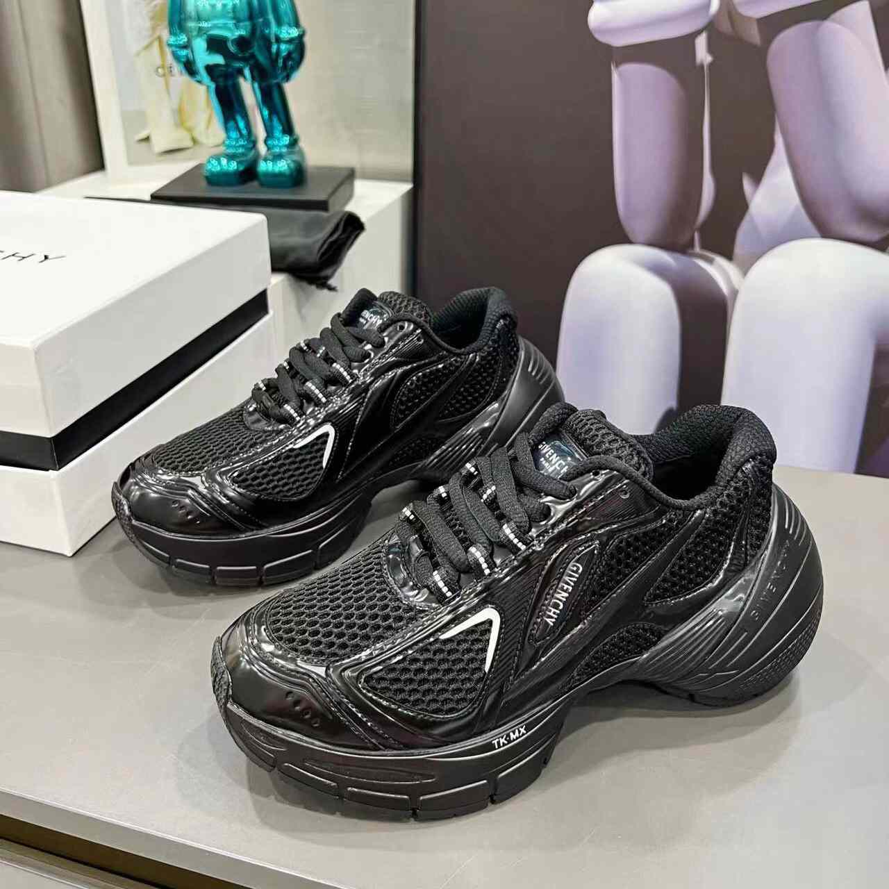 Givenchy TK-MX Runner Sneakers In Mesh - DopestKickz
