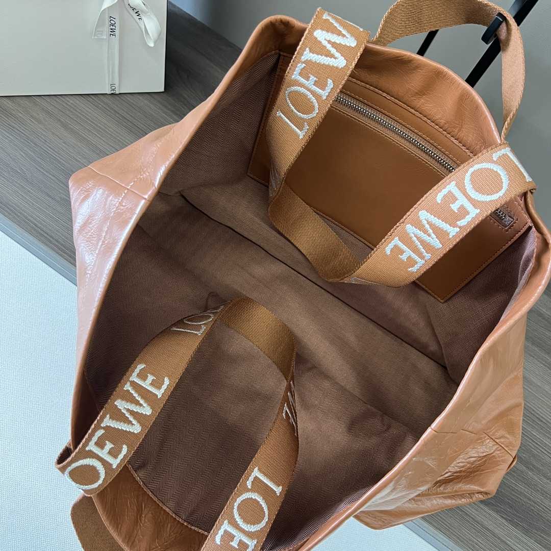Loewe Fold Shopper In Paper Calfskin - DopestKickz