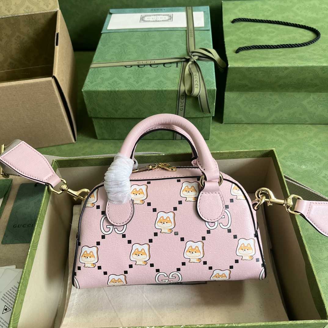 Gucci Ophidia GG Animal Print Mini Bag(21-12-10cm) - DopestKickz