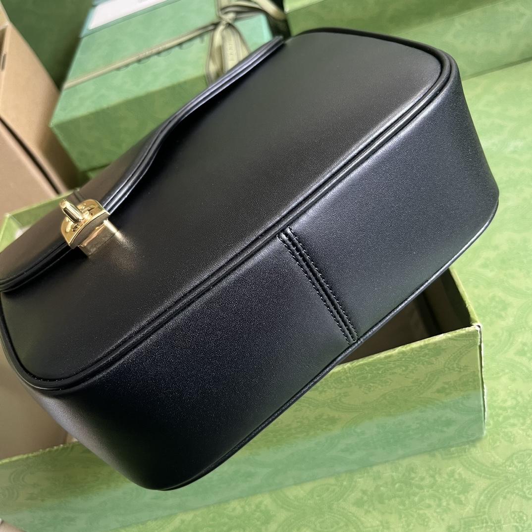 Gucci Equestrian Inspired Shoulder Bag(21-20-7cm)   - DopestKickz