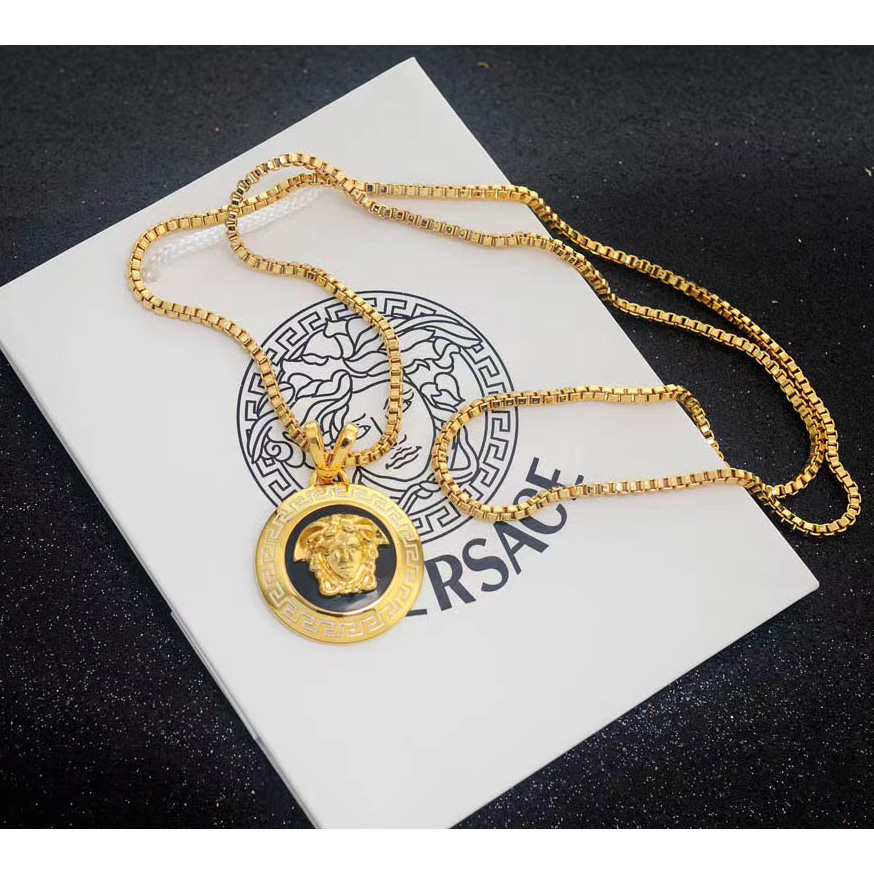 Versace Medusa Disc Pendant - DopestKickz
