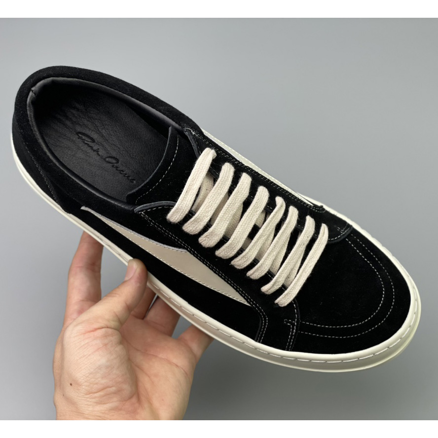 Rick Owens Vintage Suede Low-Top Sneakers - DopestKickz