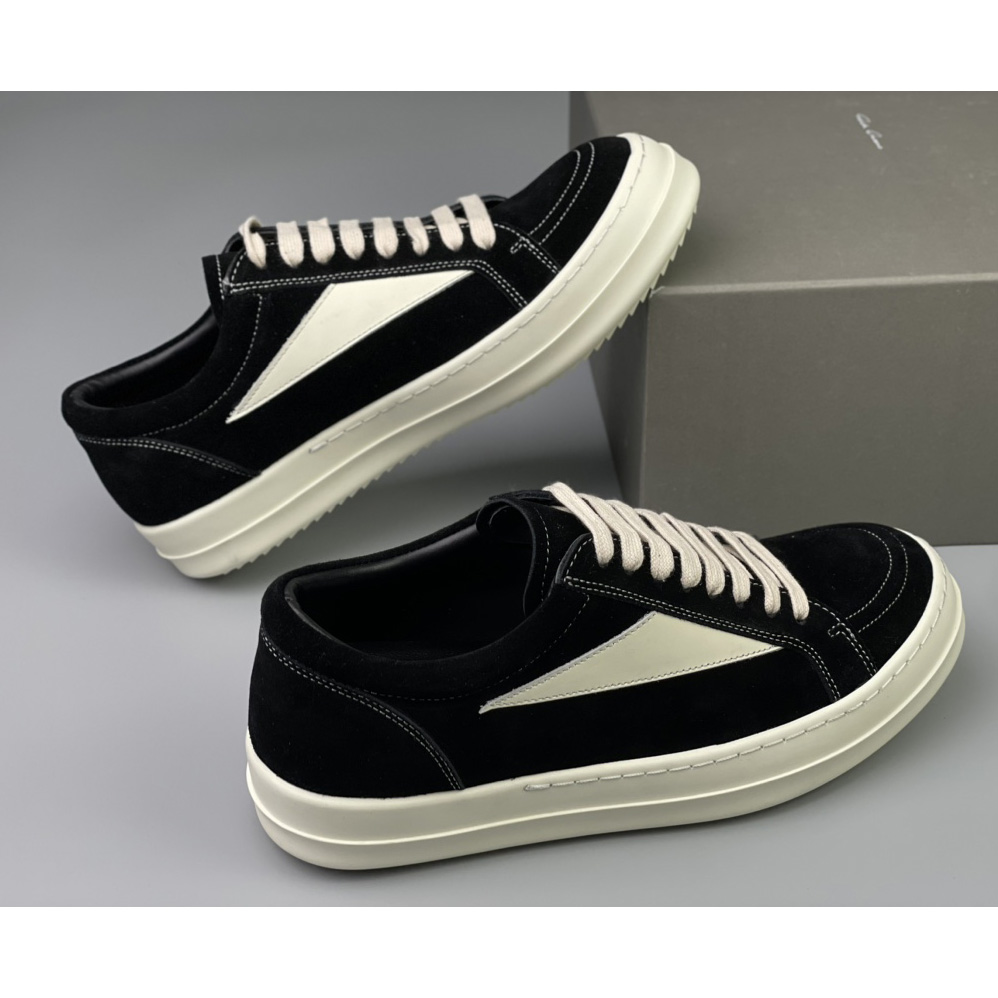 Rick Owens Vintage Suede Low-Top Sneakers - DopestKickz
