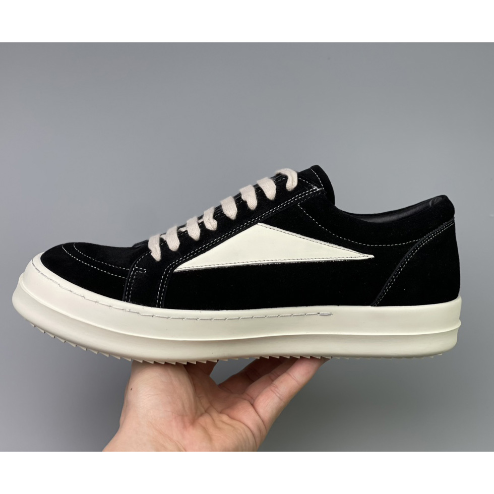 Rick Owens Vintage Suede Low-Top Sneakers - DopestKickz