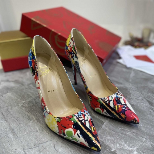 Christian Louboutin Pigalle Follies Print Pumps - DopestKickz