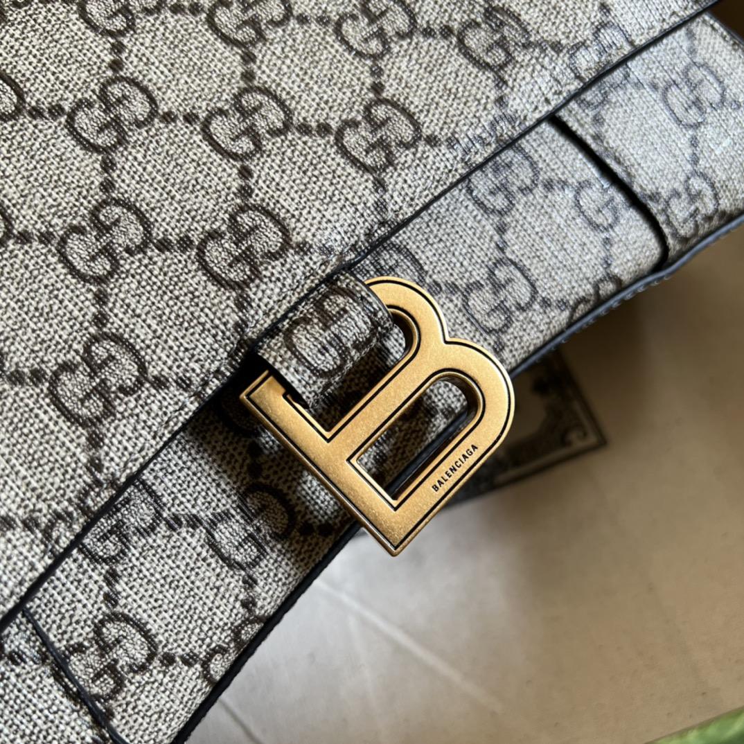 Gucci X Balenciaga The Hacker Project Small Hourglass Bag(22.5-14.5-10cm) - DopestKickz