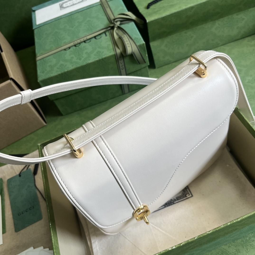 Gucci Equestrian Inspired Shoulder Bag(21-20-7cm)   - DopestKickz