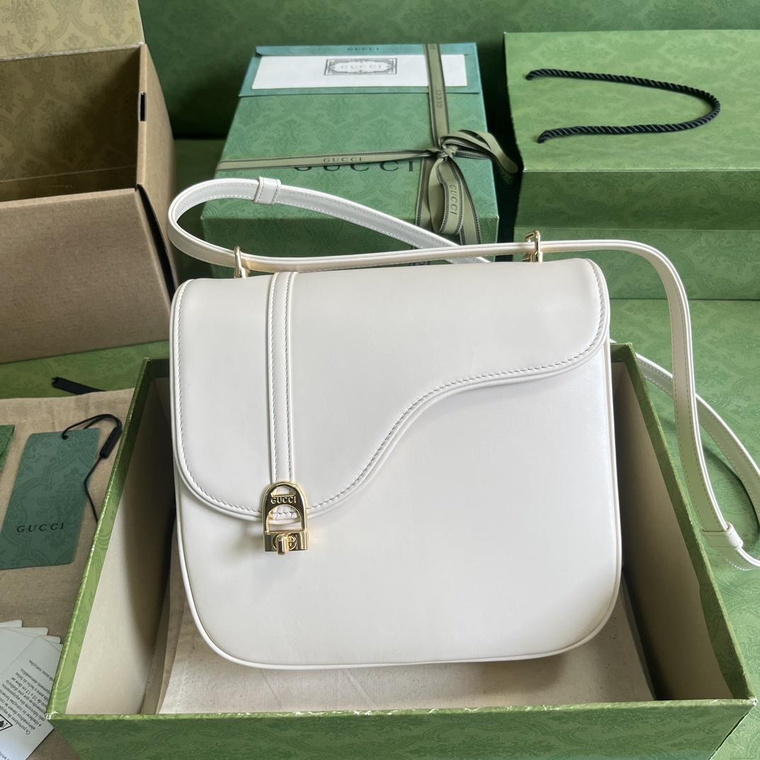 Gucci Equestrian Inspired Shoulder Bag(21-20-7cm)   - DopestKickz