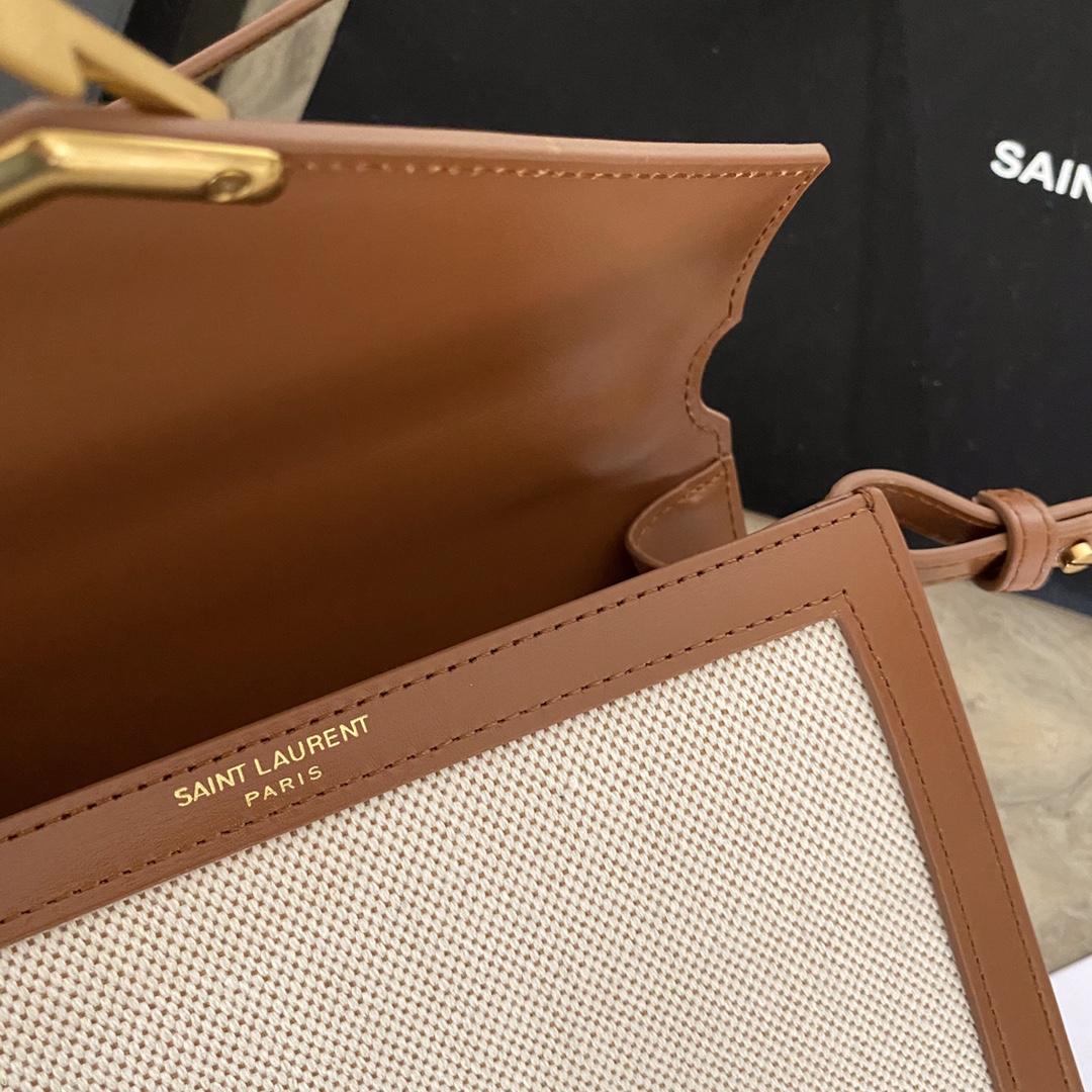 Saint Laurent Cassandra Mini Top Handle Bag  - DopestKickz