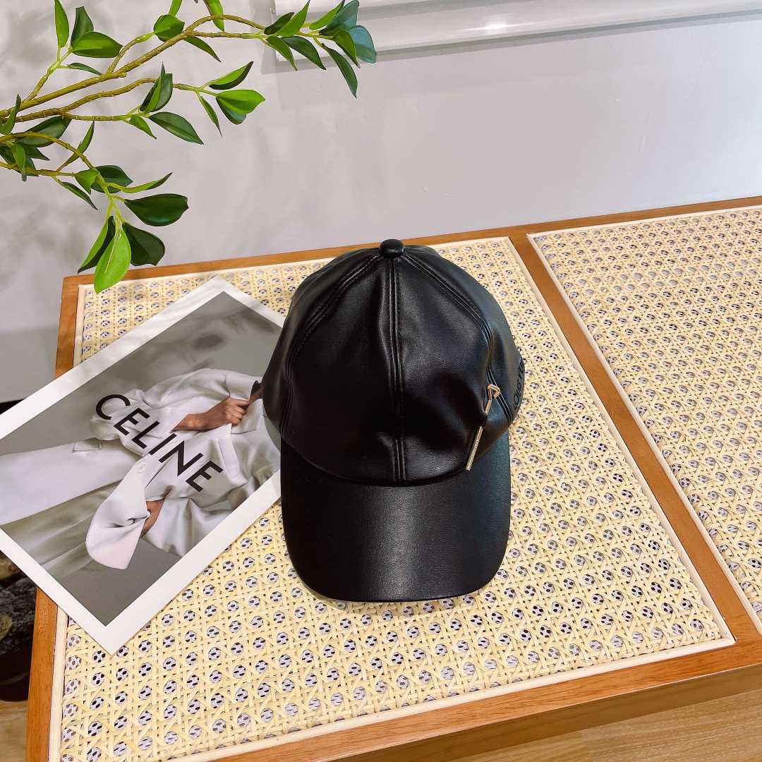 Louis Vuitton LV Pin Leather Cap    - DopestKickz