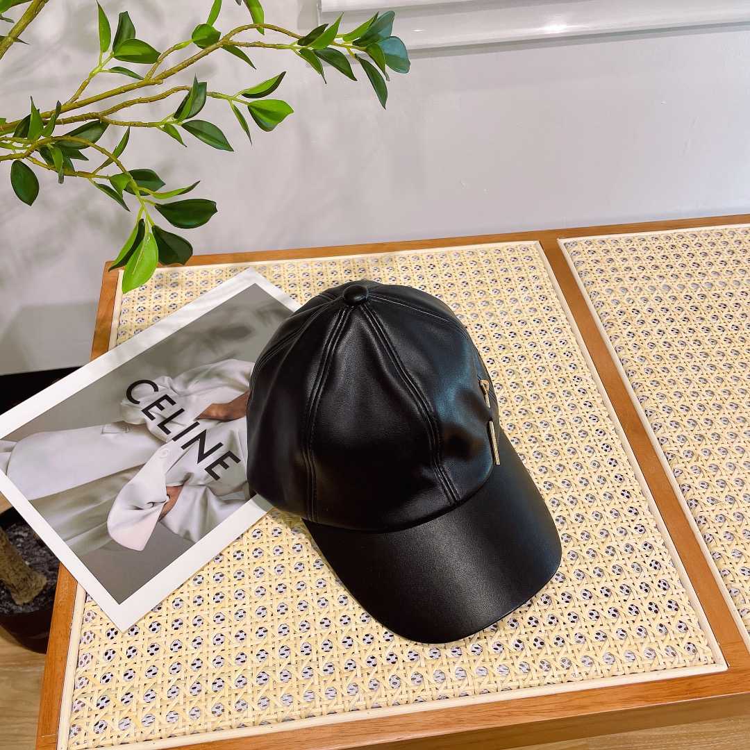 Louis Vuitton LV Pin Leather Cap    - DopestKickz