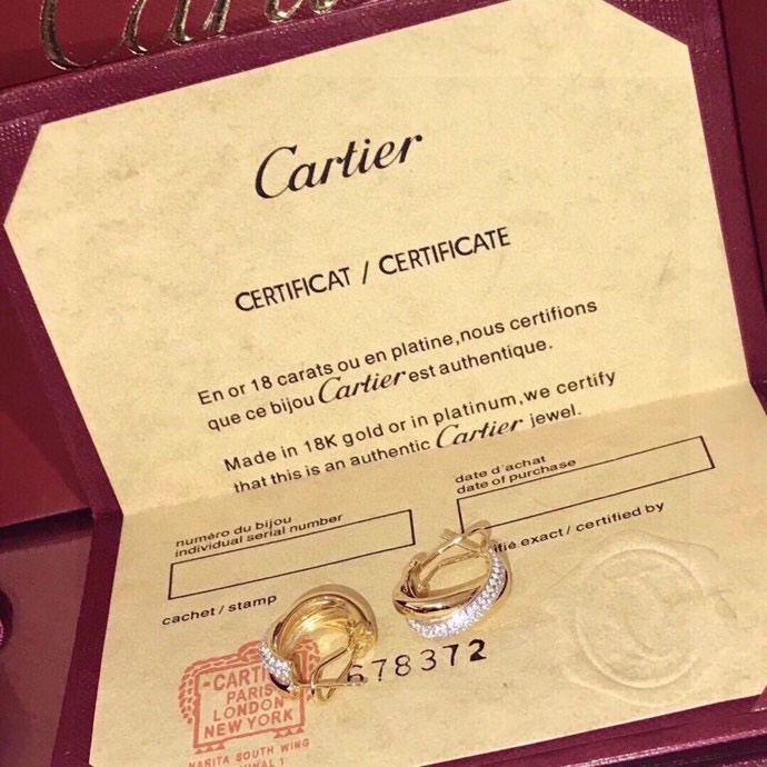 Cartier Trinity Earrings - DopestKickz