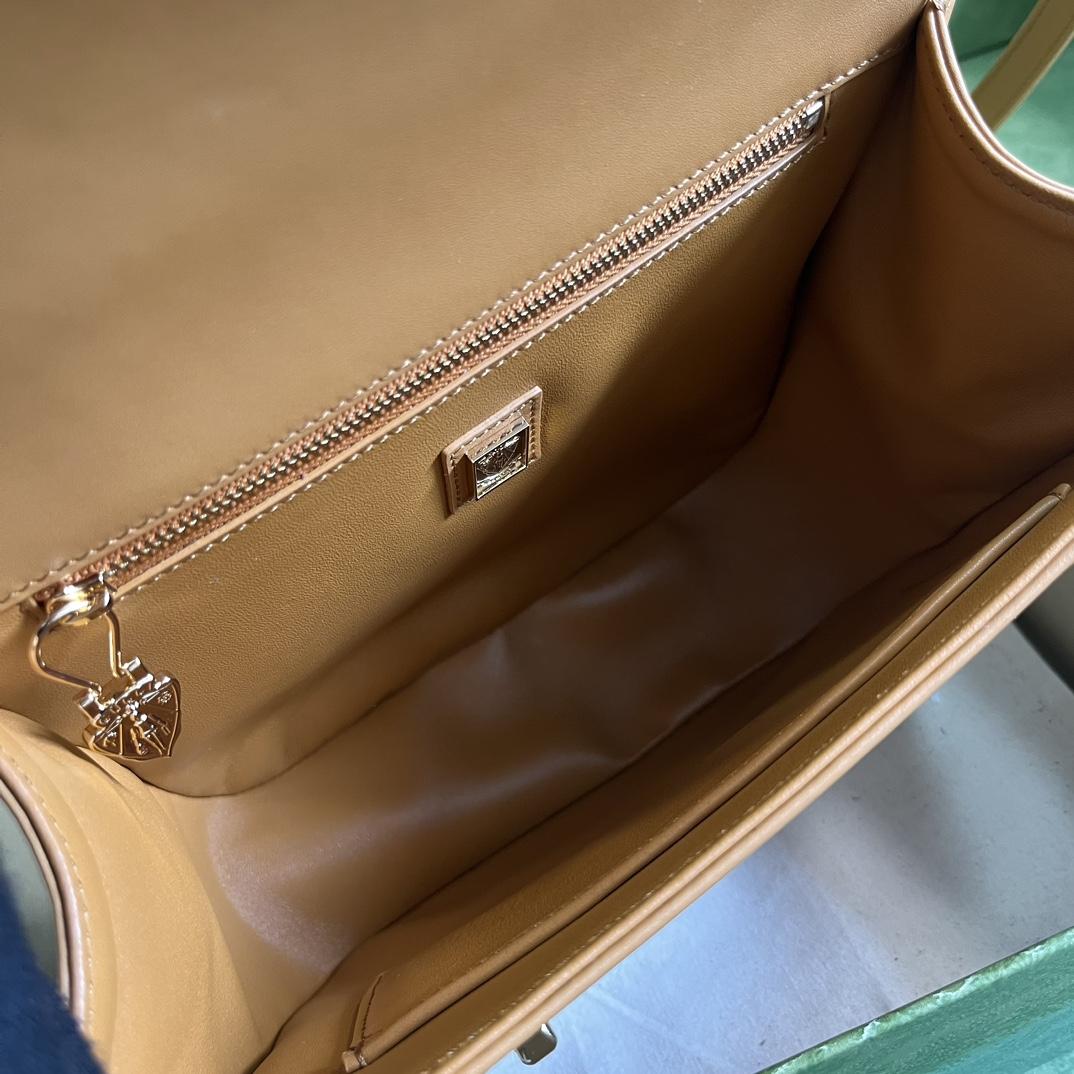 Gucci Equestrian Inspired Shoulder Bag(21-20-7cm)   - DopestKickz