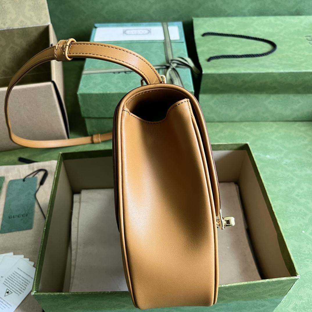 Gucci Equestrian Inspired Shoulder Bag(21-20-7cm)   - DopestKickz