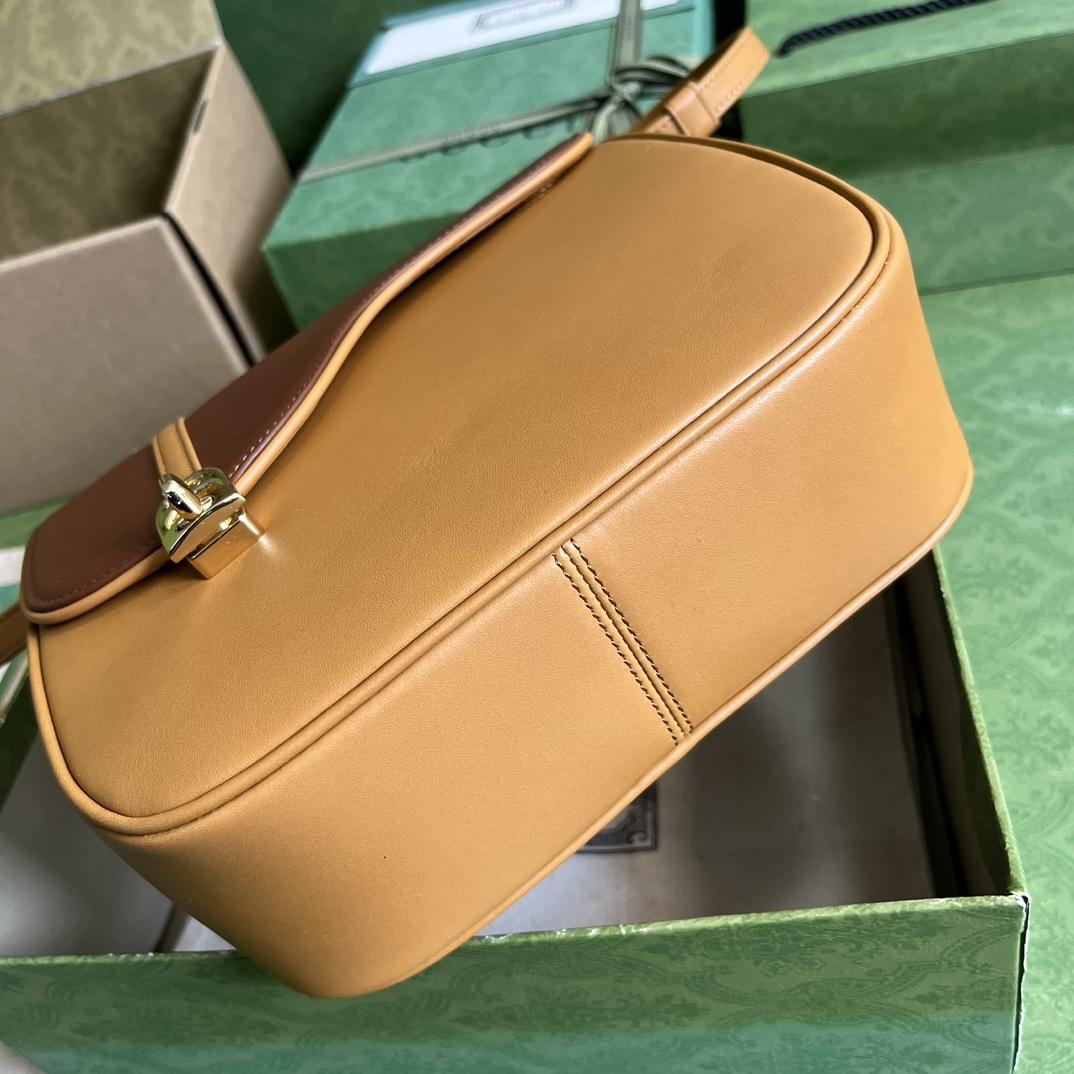 Gucci Equestrian Inspired Shoulder Bag(21-20-7cm)   - DopestKickz