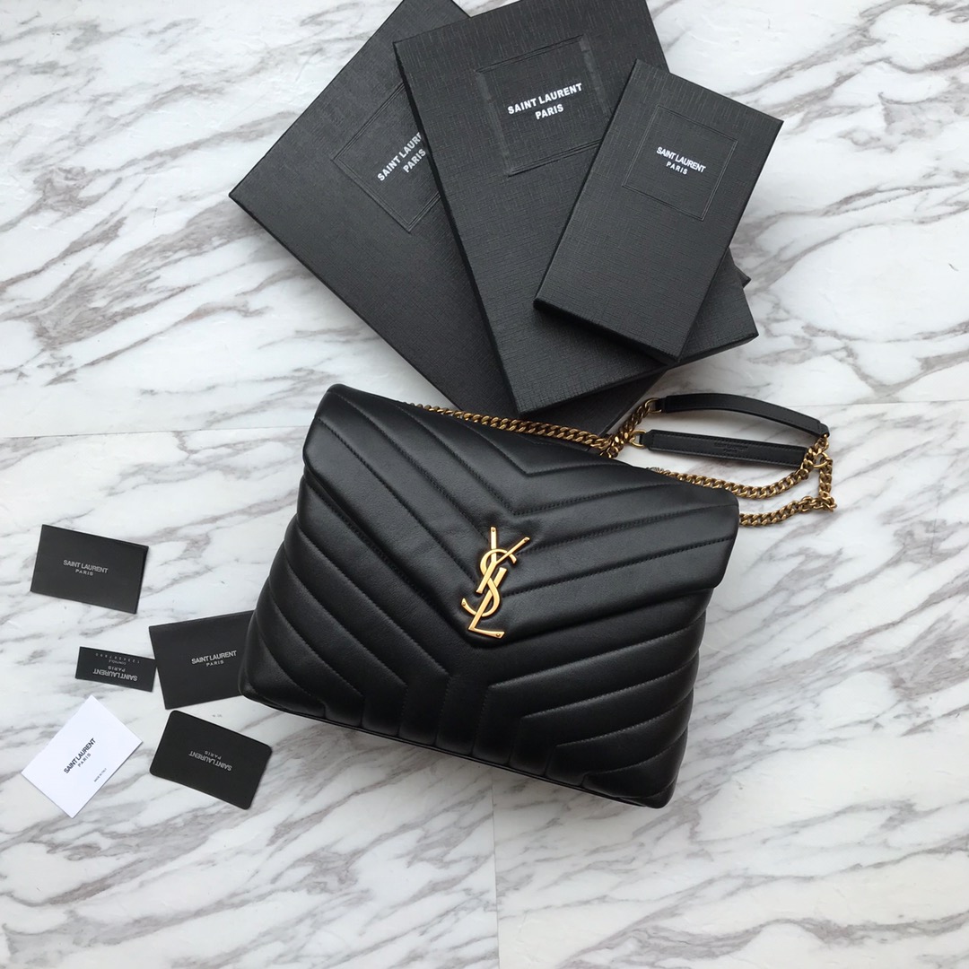 Saint Laurent Loulou Medium Chain Shoulder Bag(32x22x11CM) - DopestKickz
