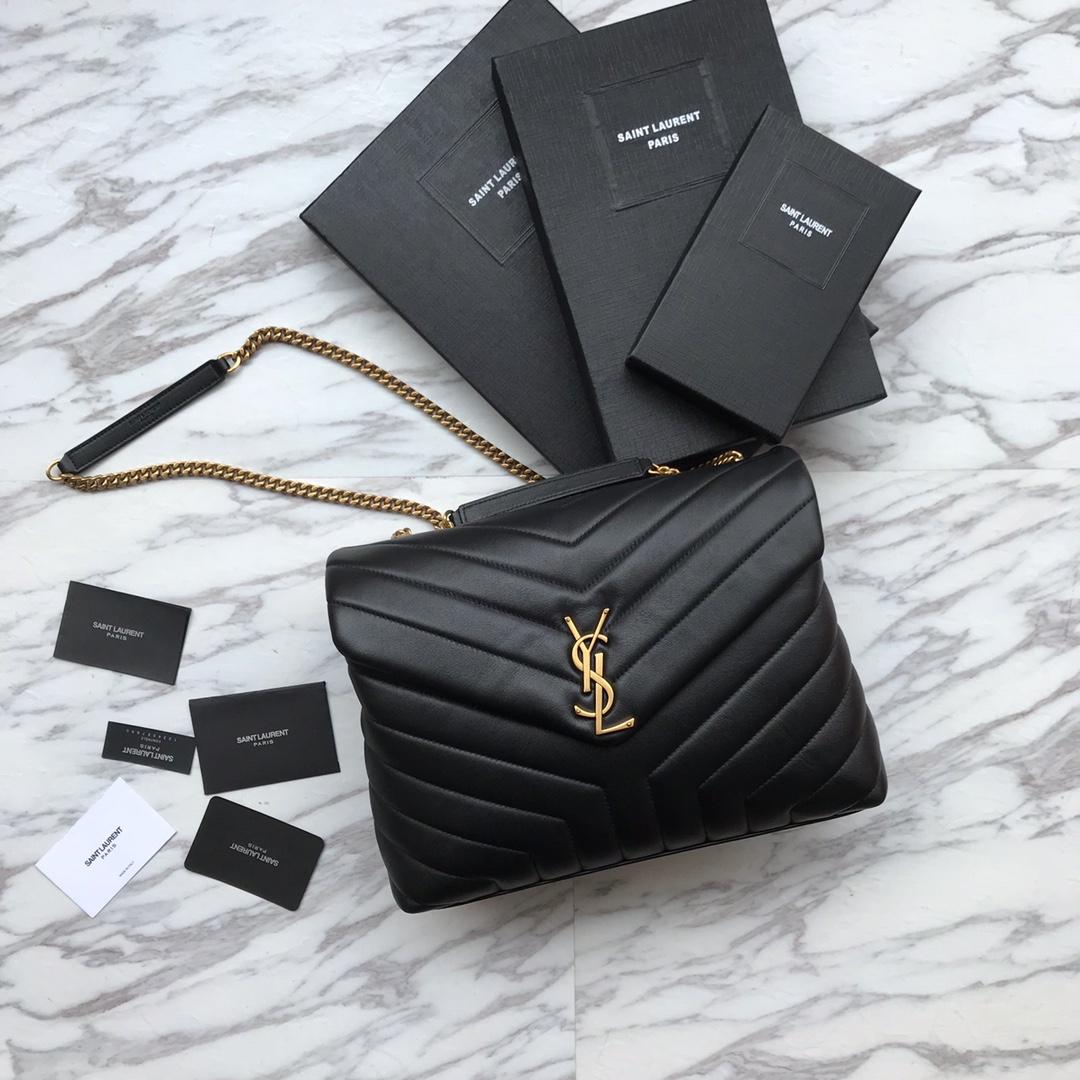 Saint Laurent Loulou Medium Chain Shoulder Bag(32x22x11CM) - DopestKickz
