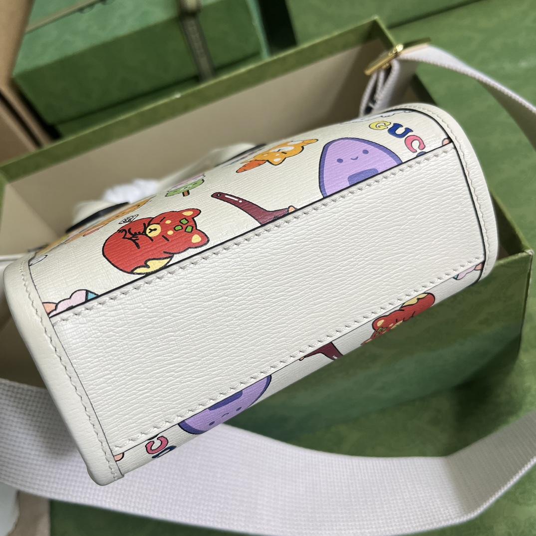 Gucci Animal Print Mini Tote Bag(16-20-7cm) - DopestKickz