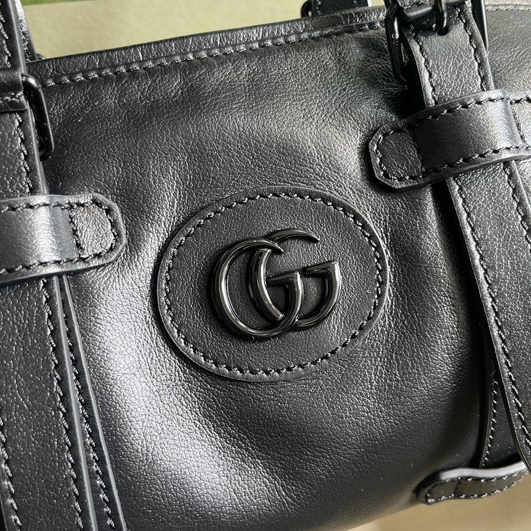 Gucci Small Duffle Bag With Tonal Double G(28.5-16-16cm) - DopestKickz