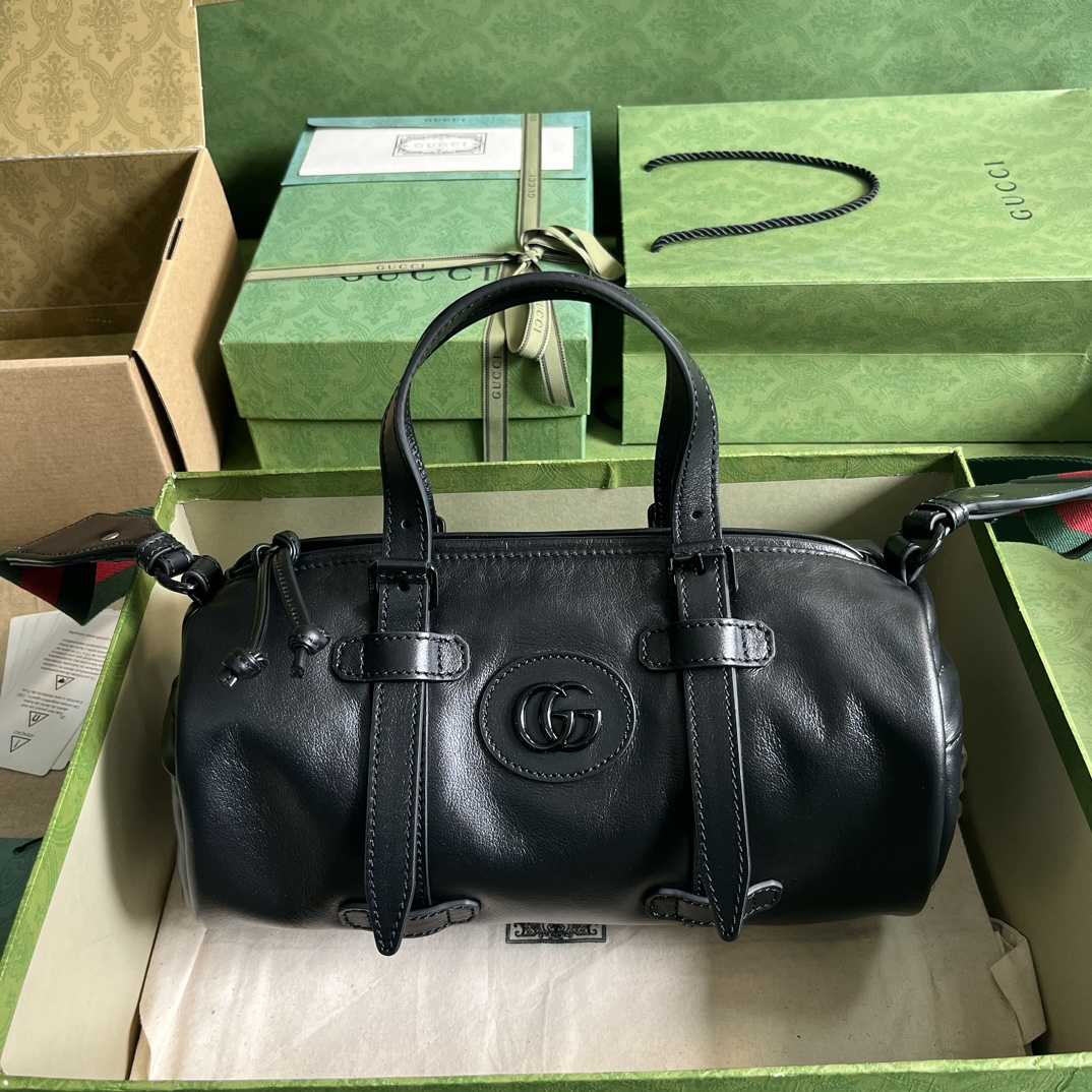 Gucci Small Duffle Bag With Tonal Double G(28.5-16-16cm) - DopestKickz