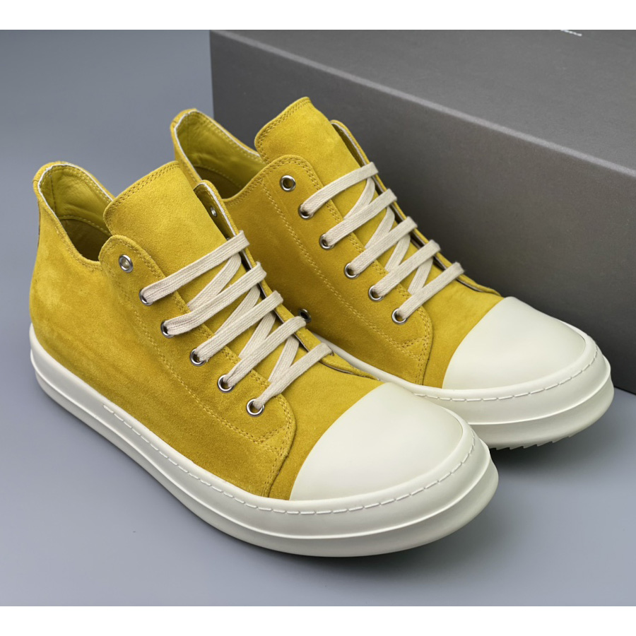 Rick Owens Drkshdw Low Top Ramones Sneakers - DopestKickz