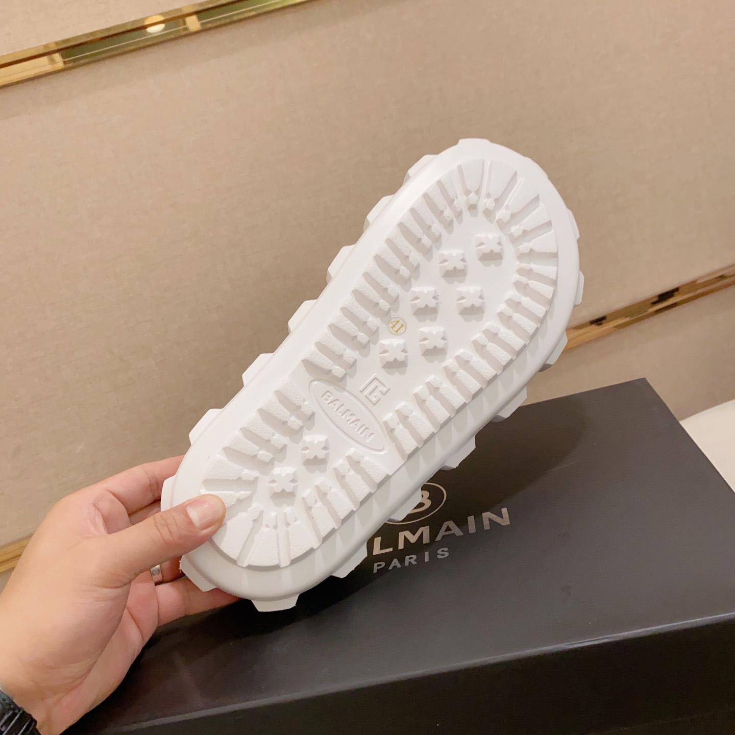 Balmain Embossed-logo Detail Slides - DopestKickz